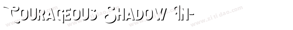 Courageous Shadow In字体转换
